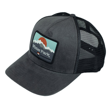Winter Park Dark Grey Trucker Hat