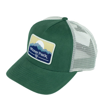 Winter Park Green Trucker Hat