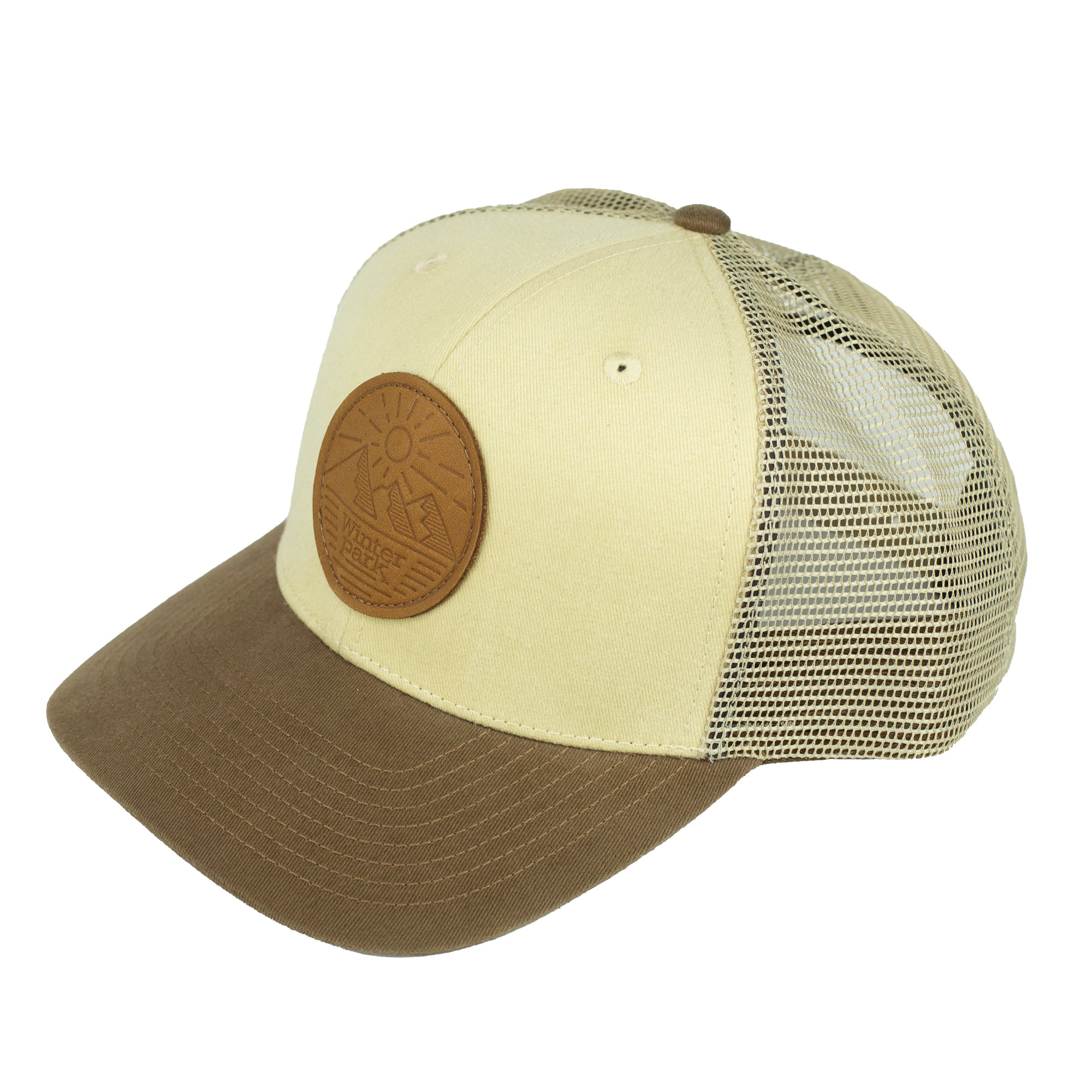 Winter Park Beige Trucker Hat