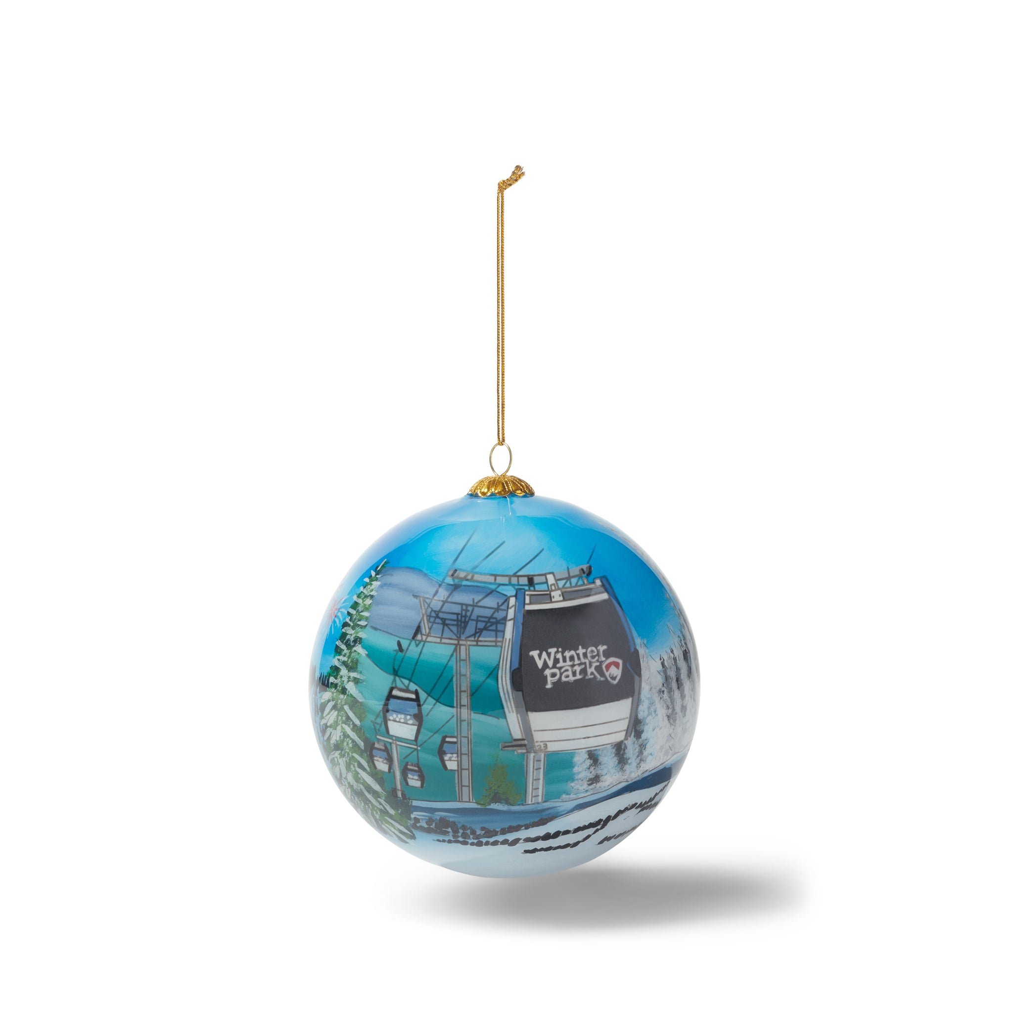 Winter Park Hand Painted Ornament